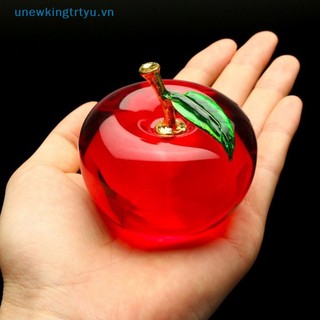 Unewtyu 50 / 60mm Glaze K9 Crystal Crafts Glass Paperweight Home Desktop Decor VN