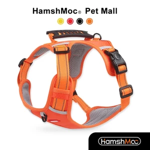 HamshMoc Chống Trầy Xước Chó Có Thể Điều Chỉnh Áo Vest Thú Cưng Bền Phản Quang Cho Nhỏ Vừa Chó Lớn Huấn Luyện Đi Bộ Ngoài Trời