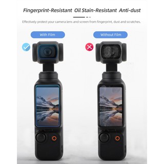 Dành cho DJI OSMO POCKET 4 / 3 phim cường lực phụ kiện bảo vệ màn hình ống kính độ phân giải cao chống cháy nổ túi phim 4 phụ kiện máy ảnh thể thao cầm tay