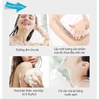 Sữa tắm trắng da tắm trắng sữa tắm trắng tẩy tế bào chết tẩy tế bào chết 250ml tẩy tế bào chết kiểm soát dầu để bảo vệ da nhạy cảm