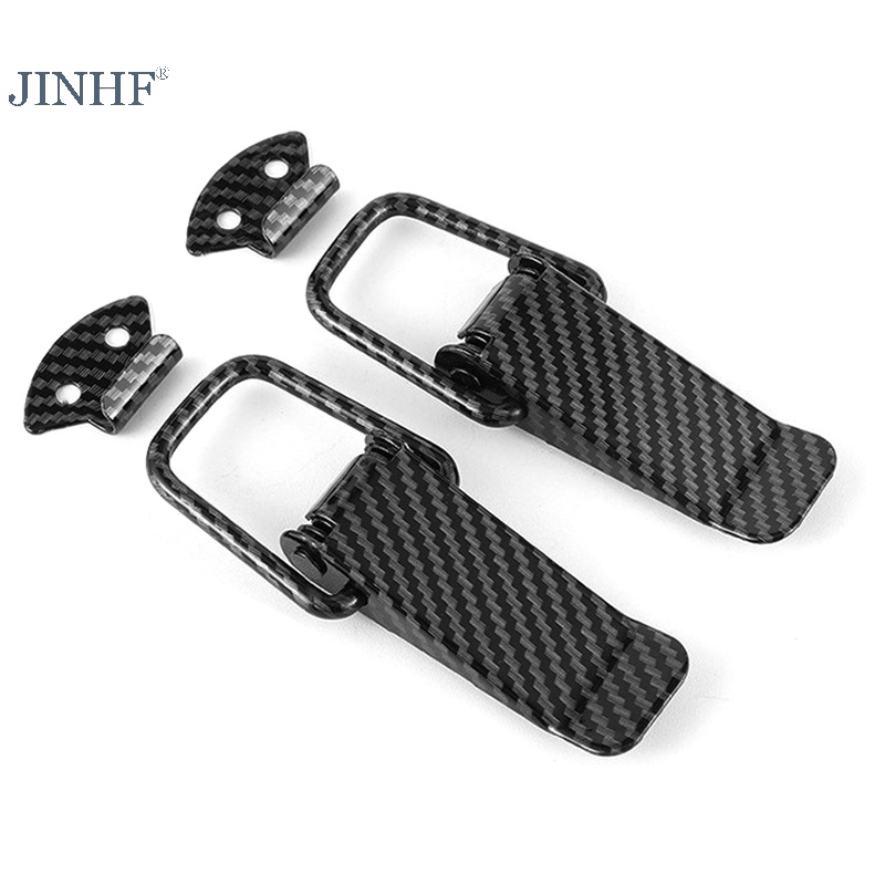 Jinhf Set 2 Kẹp Khóa Thanh Cản Xe Hơi Tháo Lắp Nhanh Tiện Lợi