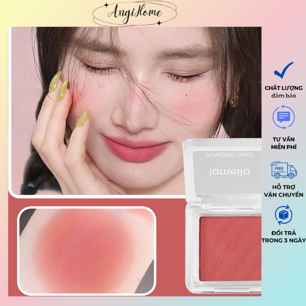 Bảng Phấn Má Hồng / Phấn Mắt Đơn Sắc / Phấn Má Hồng Độ Bóng Cao Làm Sáng Da LAMEILA TÔ HOA KẼM NHUNG ANGIHOME