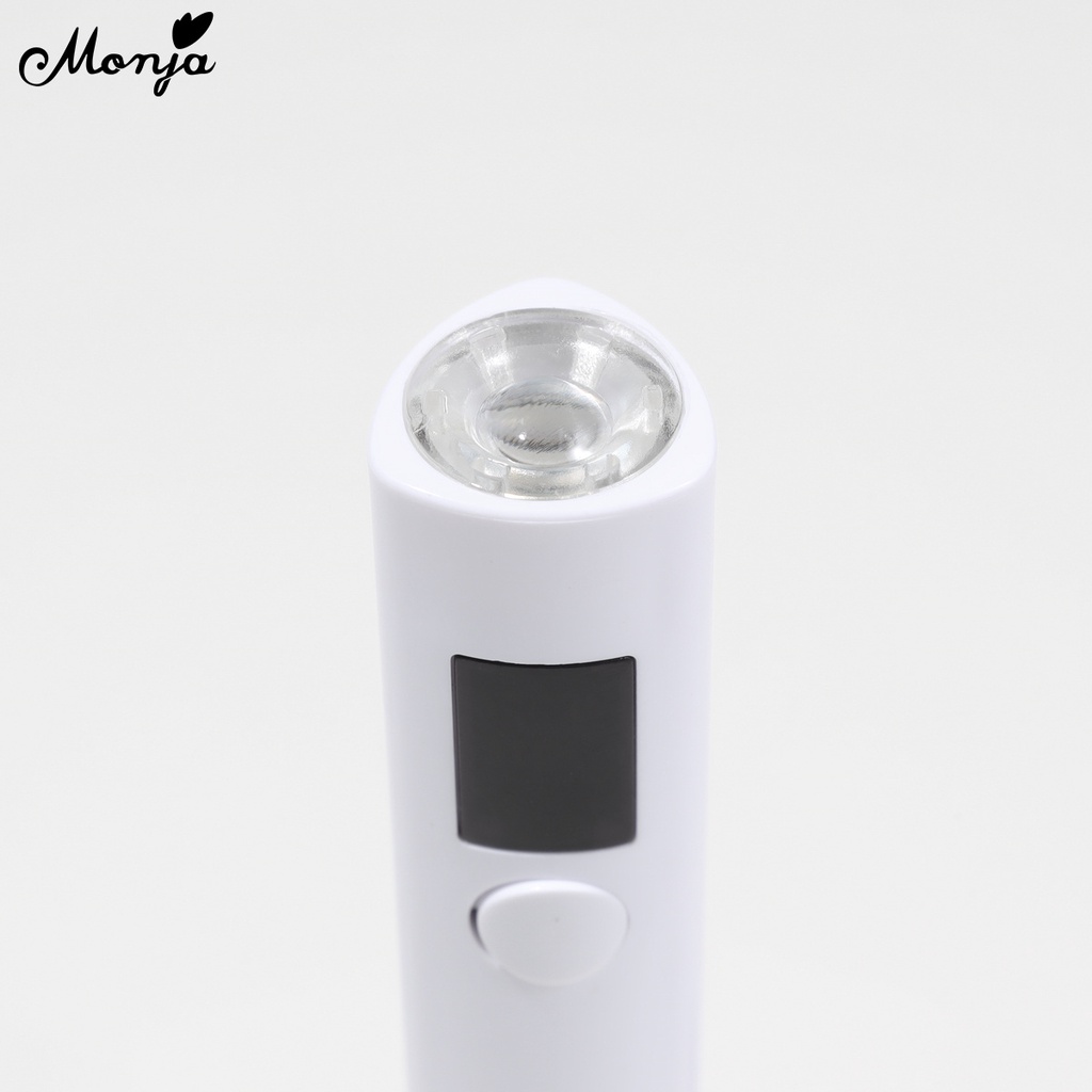Monja Đèn led uv Sấy Khô Sơn Móng Tay mini Có Màn Hình led Hiển Thị Nhanh Chóng