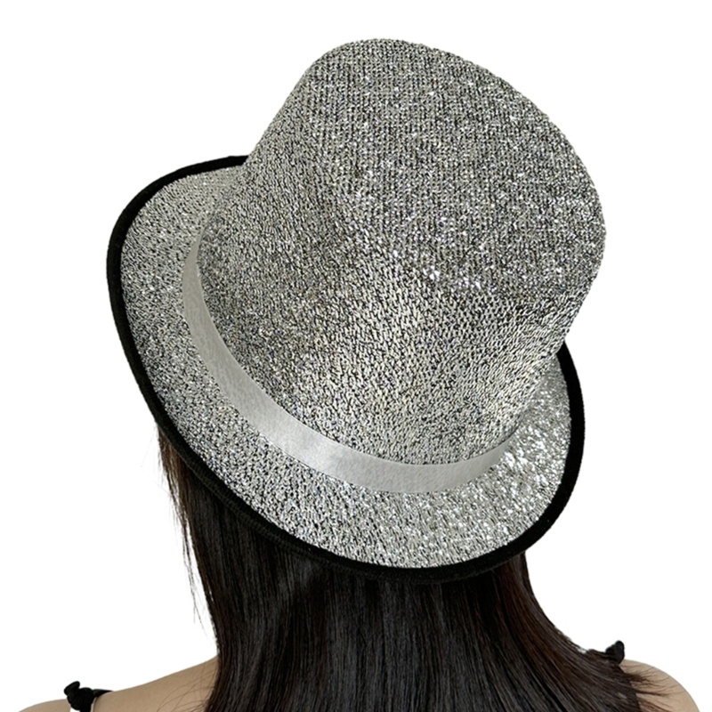 HIk Blingbling Fedora Long Lanh Pháp Sư Mũ Victoria Tuổi Nam Nữ Đạo Cụ Ảnh
