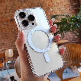 Ultra Ốp Điện Thoại Mềm Trong Suốt Có Vòng Nam Châm Cho iphone15 pro max 14 13 12 pro max 11 pro max xs xr 8 plus se 20
