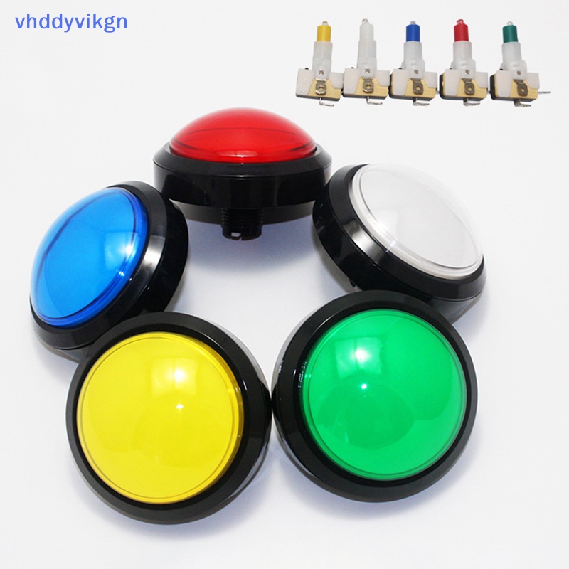 Nút Nhấn Mái Vòm Lớn 100mm Có Đèn led