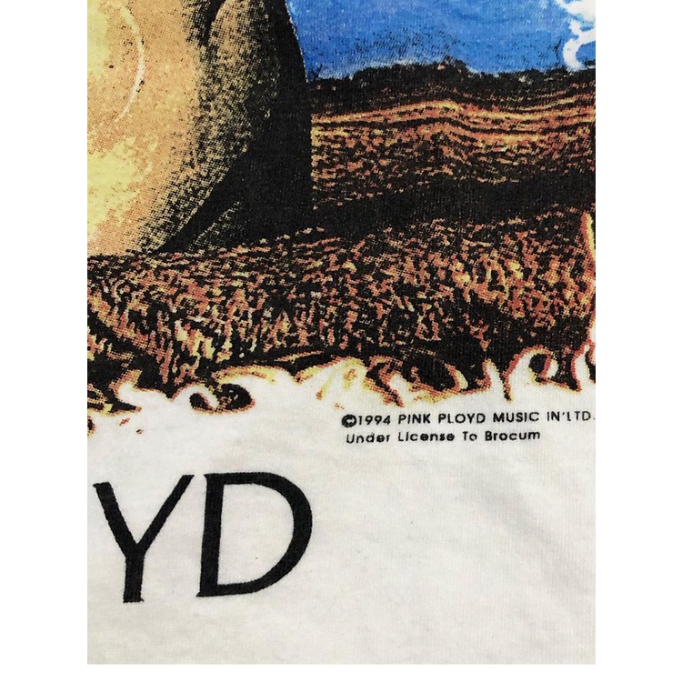 Áo Thun Ngắn Tay In Hình pink floyd Phong Cách vintage