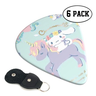 Sanrio Cinnamoroll 6 Chiếc Đàn Guitar Chọn 3 Độ Dày Khác Nhau Đàn Guitar Chọn Thích Hợp Cho Đàn Guitar, Đàn Ukulele, v.v.
