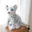 FUHUIOT Mô phỏng Snow Leopard Đồ chơi sang trọng, Mô phỏng Cheetah Lion Baby Leopard Đồ chơi nhồi bông, Đồ chơi mô phỏng da báo tuyết dễ thương sang trọng Cheetah Đồ chơi sang trọng Búp bê trẻ em