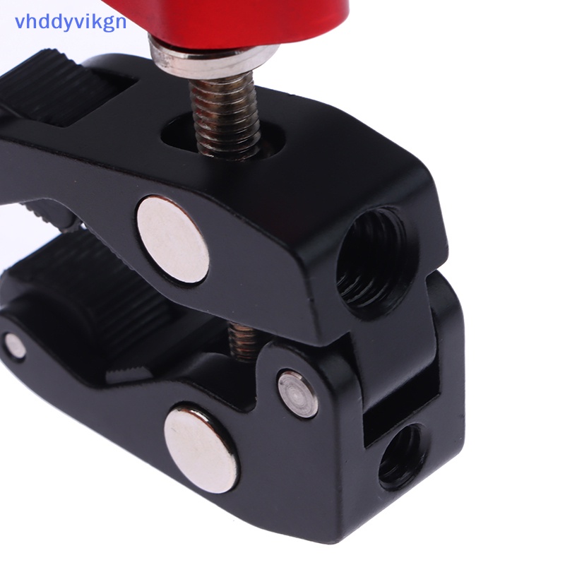 Kẹp hợp kim nhôm có hai đầu 1 / 4 '' 3 / 8 '' cho giá đỡ điện thoại / Camera Video