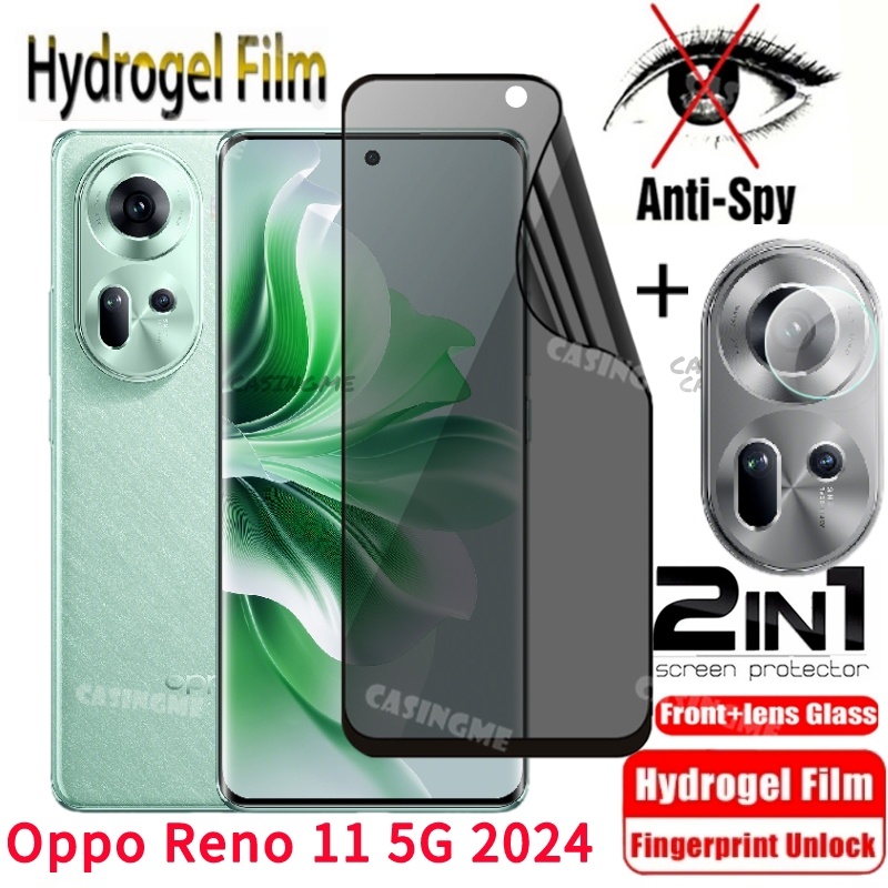 Film Dán Hydrogel Mềm Bảo Vệ Toàn Diện Chống Nhìn Trộm Cho Oppo Reno 11 5G 2024 Reno 11 Reno 11 11Pro Reno11 10 Pro Plus 5G