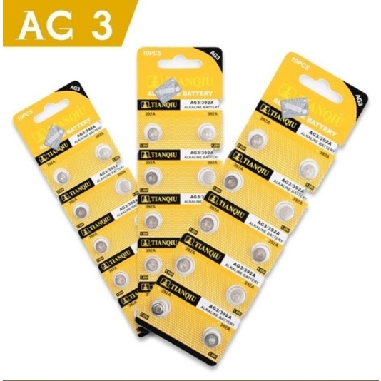Pin AG3 Mini (Vỉ 10 Viên) | Shopee Việt Nam