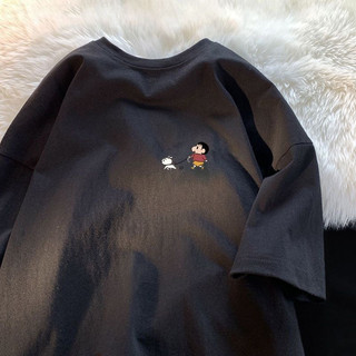 HIIXIIVI Áo Thun Unisex Cotton Tay Ngắn Cổ Tròn Nam Nữ, In Độc Đáo, Phong Cách Baggy, Phù Hợp Cặp Đôi