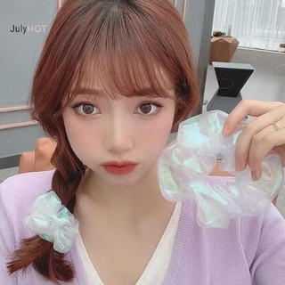 Julyhot Organza Scrunchies Nữ Co Giãn Tóc Hàn Quốc Thanh Lịch Đuôi Ngựa Giá Đỡ Cao Su Dây Buộc Phụ Kiện Tóc Massivedeals