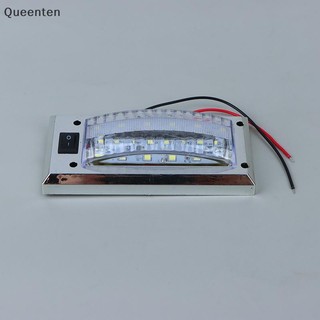 Queenten LED 12V-24V Bảng Điều Khiển Đèn Đọc Sách Nội Thất Ô Tô Độ Sáng Cao Đèn Cabin Cho Xe Tải RV Thuyền Cắm Trại Đèn Tắt QT