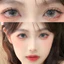 （-0°-6.00°）🌈ZM 🌈/Set 2 Kính Áp Tròng Màu tím/đen/xám thời trang contact lens hợp lệ 6 tháng 17