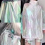 Vải KANGN Organza, Vải tuyn Laser Trong Suốt Mỏng, Trang Trí Vải tuyn Mềm Sáng Bóng Vải Tuyn Cưới