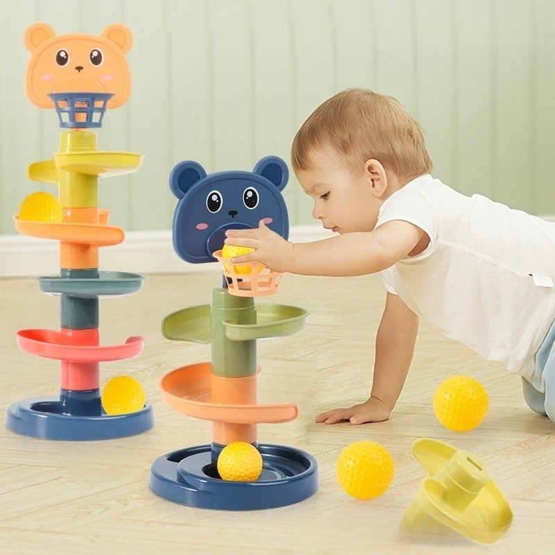 Bóng Thả Cuộn Xoay Fun Track - Đường Quay Tròn Hấp Dẫn Kết Hợp Luyện Kỹ Năng Phối Hợp Tay Mắt & Tư Duy Logic