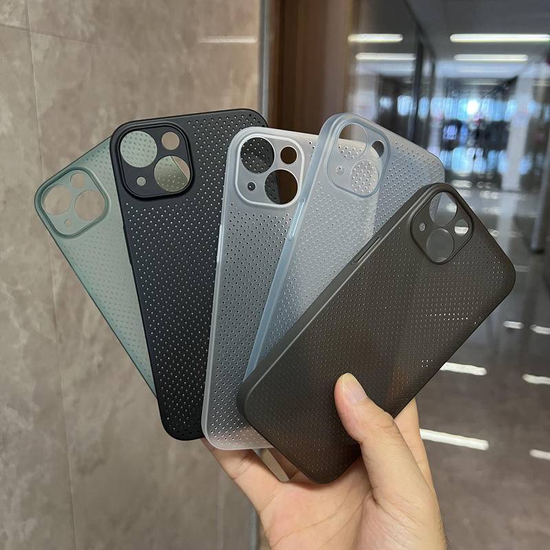 Ốp Điện Thoại Lưới Tản Nhiệt Thoáng Khí Cho iphone 14 13 12 11 pro max plus