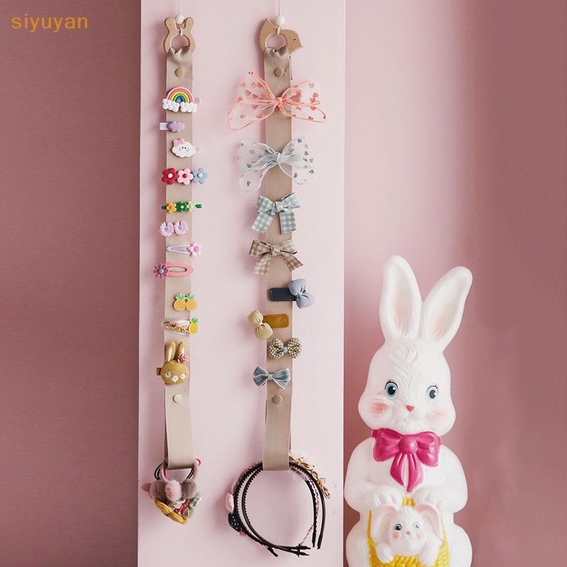 Siyuyan Giá Đỡ Kẹp Tóc / Kẹp Tóc Hình Động Vật Dễ Thương Treo Tường Trang Trí Dành Cho Bé Gái vn