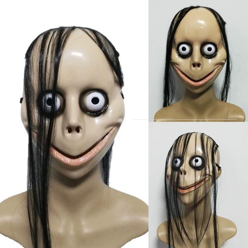 CATMALLER88 MO MO, Mắt To Ma Ngộ nghĩnh, Trang Phục Dự Tiệc Đạo Cụ Tóc Dài Halloween Nữ Ma Halloween Cosplay