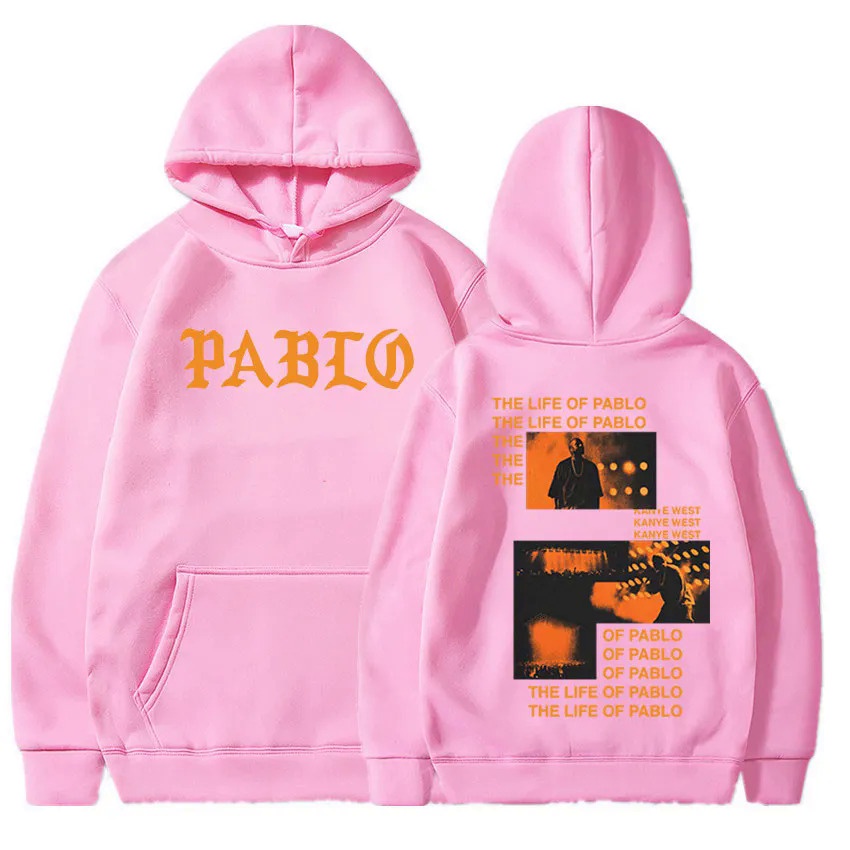 Áo hoodie Oversize In Chữ rapper kanye west album the life of pablo Phong Cách hip hop Đường Phố Thời Trang Cho Nam Và Nữ