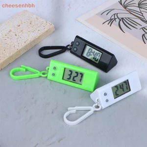 Cheehbh Đồng hồ kỹ thuật số tam giác điện tử Hiển thị thời gian Quà tặng cho nam và nữ Học sinh Đồng hồ thi Móc khóa VN