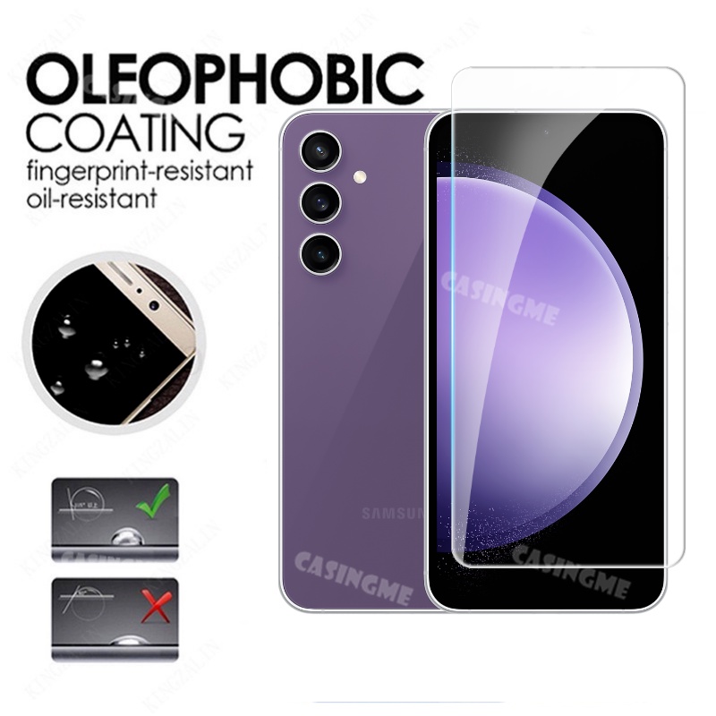2024 Samsung S25 FE Film Bảo Vệ Màn Hình 2 Trong 1 Cho Samsung Galaxy S24FE S 23 23S S23 FE Plus 4G 5G 2023 Full Cover Kính Cường Lực Mặt Trước Mặt Sau Ống Kính