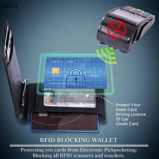 [Gzi1] Ví Da Thật Dáng Ôm Có Kẹp Tiền rfid Cho Nam