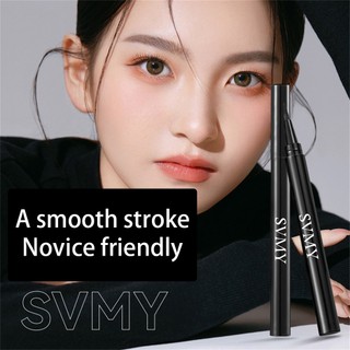 [COD] Bút kẻ mắt không thấm nước SVMY khô nhanh và lâu trôi Thiết kế chống mồ hôi màu đen Mỹ phẩm dành cho nữ ღ Pink Girl Bling Makeup Look
