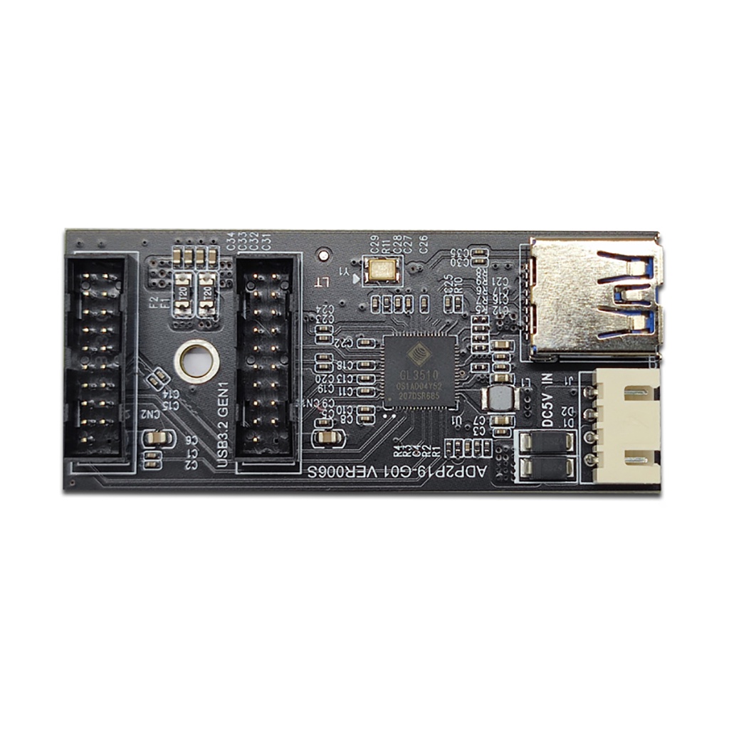 Card Mở Rộng Chuyển Đổi usb 3.2 gen 19pin Sang type e + 19pin 1 Sang 2 19p Thẻ