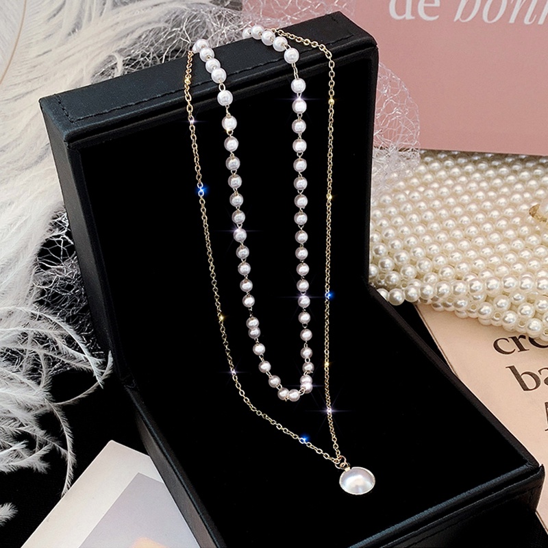 Vòng cổ ngọc trai phong cách Hàn Quốc, kiểu dáng mới