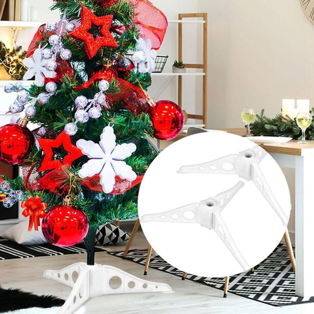 CATMALLER88 Đế đứng cây thông Noel, Giá đỡ cây Giáng sinh bằng nhựa có thể tháo rời, Phụ kiện cây thông Noel Trang trí Giáng sinh đáng tin cậy