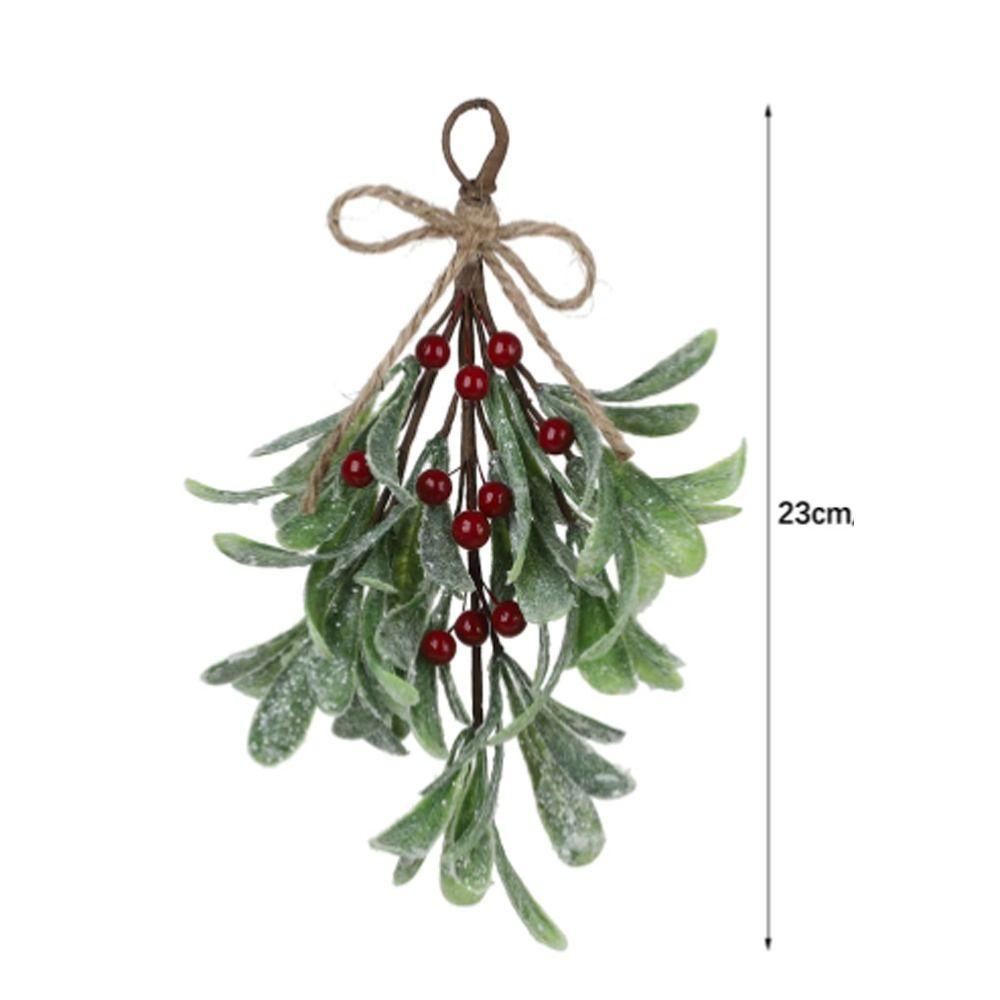 NORBORTO Cây cảnh treo nhân tạo, Đồ trang trí cây thông Noel bằng nhựa 23cm, Mô phỏng chắc chắn đáng tin cậy Trang trí cây thông Noel Trang trí nội thất