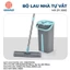 Chổi Lau Sàn Thông Minh, Chổi Lau VẮT TỰ ĐỘNG Mini, Lắp Ráp Dễ Dàng - Tặng Kèm 2 Bông Lau aladanh-net-vn