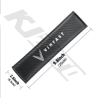 Set 1 / 2 Đệm Da Bọc Dây Đai An Toàn Xe Hơi vinfast lux a fadil president sa vf e34