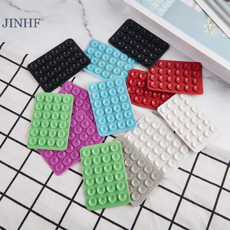 Cốc hút một mặt bằng silicon JINHF Điện thoại di động Nhãn dán chống trượt HOT