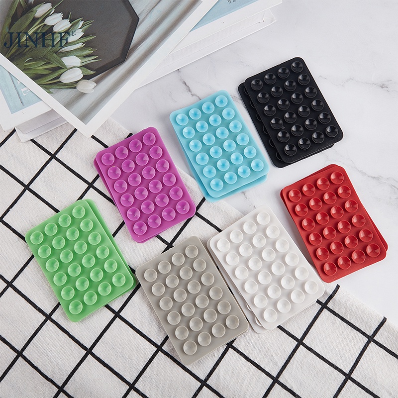 Cốc hút một mặt bằng silicon JINHF Điện thoại di động Nhãn dán chống trượt HOT