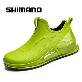 Shimano 2023 Mùa Đông Nam Ngoài Trời Chống Trơn Trượt Đi Bộ Đường Dài Shaxi Câu Cá Giày Đi Mưa Giày Công Sở Bền Chống Thấm Nước Giày Câu Cá