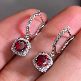 Bông Tai Mạ Bạc 925 Thiết Kế Đơn Giản Thời Trang Cho Nữ