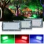 Đèn led Chiếu Sân Vườn 50w ac220v-240v ip65 Ánh Sáng Trắng / Xanh / Đỏ Chống Thấm Nước