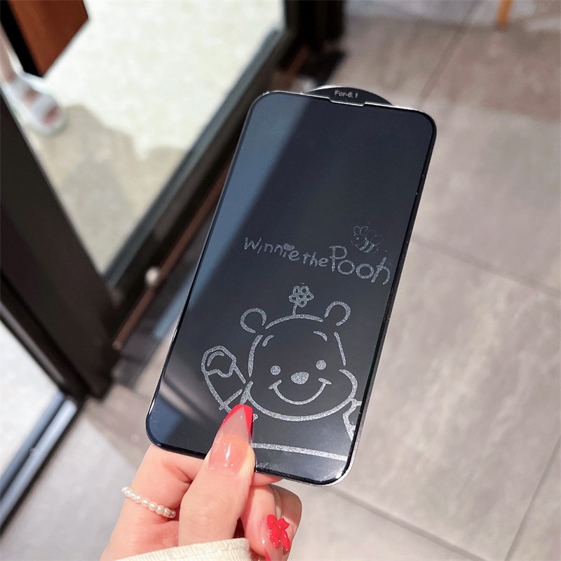 Bảo Vệ Màn Hình Cho iPhone 11 pro max xs xr 11Pro 11ProMax xsmax Bảo Vệ Toàn Diện Kính Cường Lực Hoạt Hình 6D Shadow