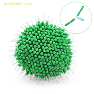 Tweehuj Set 300 Phụ Kiện Hạt silicon Màu Đen Chặn Dây Câu Cá vn