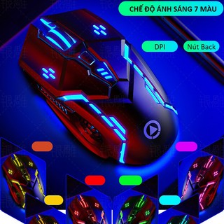 Chuột Máy Tính Chơi game 6 Nút Đèn led rgb 3200 yindiao g5s