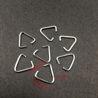 Flgo Cho Tam Giác Mở Nhảy Nhẫn 100 Chiếc Sắt Pinch Bails Mặt Dây Chuyền Móc Treo Kết Nối B