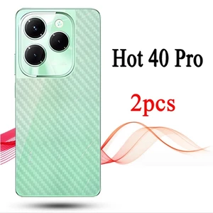Infinix Hot 40 Pro Carbon Back Film cho Infinix Hot 40 40i 30 30i 30 Chơi Sợi Carbon Phía Sau Miếng Dán Bảo Vệ Sợi Carbon