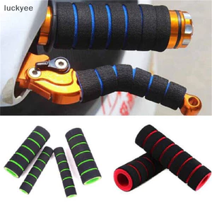 Luckyew 2 Cặp Tay Cầm Xe Máy Tay Cầm + Phanh Ly Hợp Đòn Bẩy Mềm Xốp Cover TQ