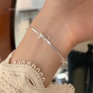 Julyhot Thắt Nơ Ngọt Ngào Xương Rắn Dây Xích Vòng Tay Nữ Thiết Kế Đơn Giản Chokers Cổ Dây Xích Vintage Bộ Trang Sức Massivedeals