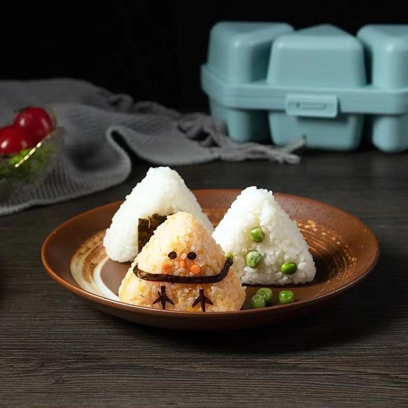 Cyinyp 6 Trong 1 Trilater Khuôn Cơm Sushi Sushi Bento Hộp Nhà Bếp Dự Tiệc Cung Cấp Khuôn Cho Trẻ Em Sushi Làm Vinh Quang