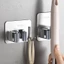 Móc kẹp chổi inox có móc treo cao cấp 8.5x6.5cm